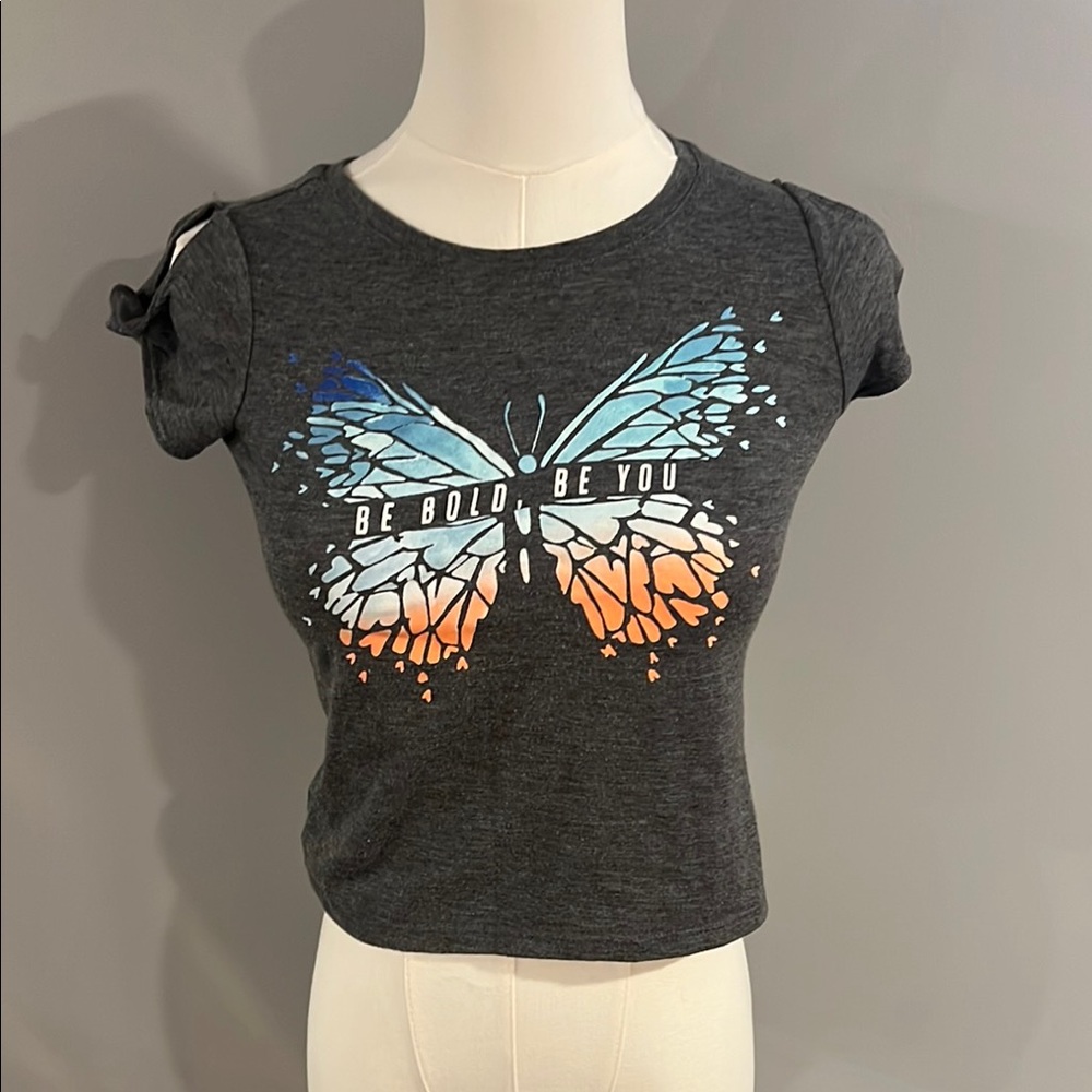 Like New Old Navy Active Charcoal Tee
